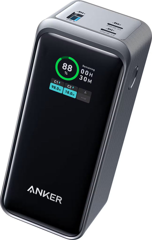 Anker - Power Bank (20000Mah, 200W, 3-Port) - Black | PrepWiseGear