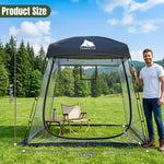 Waterproof Clear Weather Pod - Windproof Sport Shelter with Removable Top Cover, Sturdy Frame Bubble Tent for Cheering, Watching Sports, Fishing & Camping