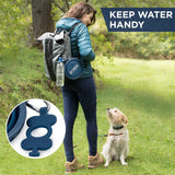 Customer photo of Collapsible Silicone Dog Bowl - XL, Leakproof