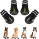 Waterproof Dog Boots - Reflective, 4 Pack