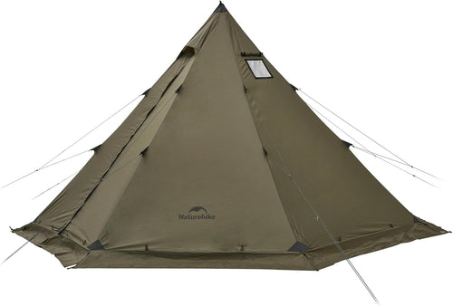 Ranch Fire Teepee Tent, Cold Weather Winter Hot Tent with Stove Jack, 4-6 Person Waterproof Windproof 4 Season Tents for Camping | PrepWiseGear
