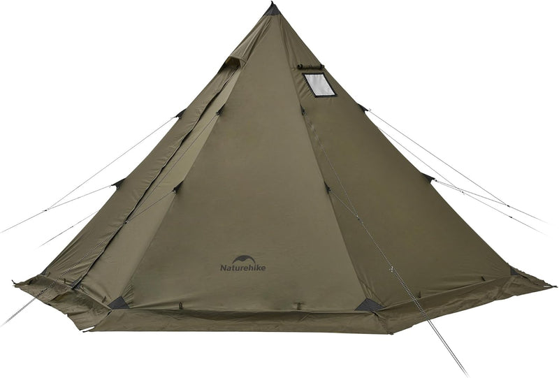 Ranch Fire Teepee Tent, Cold Weather Winter Hot Tent with Stove Jack, 4-6 Person Waterproof Windproof 4 Season Tents for Camping | PrepWiseGear