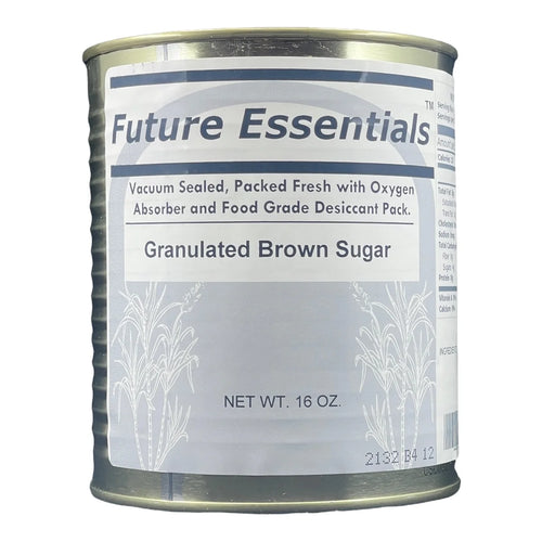 Long Shelf Life Emergency Food Canned Granulated Brown Sugar- 12 Cans | PrepWiseGear