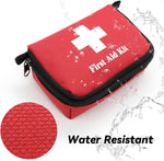 6Pcs Mini Empty First Aid Bag, 5.5X3.5X1.5 Inches Small First Aid Kit, Emergency Medical Essentials Pouch Bag for Travel, Car, Home, Office, Camping, Outdoors, Hiking (Bag Only) | PrepWiseGear