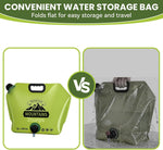 6Pack Collapsible Water Container 8L/2 Gallon Water Jug, Water Storage Bag, Collapsible Water Bag for Travelling, Emergency Water Bag Suitable for Camping Essentials, Survival Gear, Camping Water Jug | PrepWiseGear