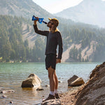 Products SP129 Squeeze Water Filtration System W/ Two 32-Oz Squeeze Pouches, Straw, and Hydration Pack Adapter | PrepWiseGear