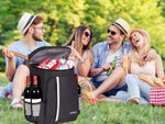 Backpack Cooler Leakproof Insulated Waterproof Backpack Cooler Bag, Lightweight Soft Beach Cooler Backpack for Men Women to Work Lunch Picnics Camping Hiking, 30 Cans | PrepWiseGear