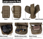 25L Tactical Backpack + Molle Tactical Utility Pouch | PrepWiseGear