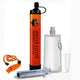 Survival Water Filter Straw Kit with Whistle