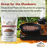 Freeze-Dried Ground Beef – Pre-Cooked and Ready-To-Eat Hamburger Meat | Everyday Meal Prep, Emergency Food Supply, Camping and Survival Food | 10 Servings per Pouch | Made in USA | 7-Year Shelf Life | Pack of 1 | PrepWiseGear
