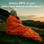 Emergency Sleeping Bag Survival Bag, Portable Waterproof Thermal Bivy Sacks,Bivvy Bags,Camping Mylar Sleeping Bag Survival Gear Emergency Blankets Survival Shelter | PrepWiseGear