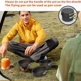 Customer photo of Non-Stick Camping Cookware Set with Storage Bag
