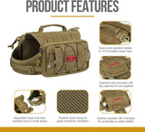 Customer photo of Tactical Dog Backpack for Medium & Large Dogs
