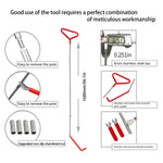 Car Long-Handled Tool Set, Car Emergency Repair Kit, Emergency Car Tools