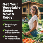 20 Heirloom Vegetable Seeds - 10,000+ Survival Seeds and Emergency Prepper Gear - Non GMO Vegetable Seeds for Planting Home Garden Variety Pack | PrepWiseGear