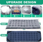 Set of 2 Folding Camping Cot, Sleeping Cot Bed, Tent Cot with Mattress, Carry Bag, Extra Wide Sturdy, Heavy Duty Holds up to 880 Lbs, Lightweight, Comfortable for Outdoor&Indoor