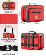 500 PCS First Aid Kit for Travel Camping Car Home Businesses, Well-Organized Emergency Kit, Survival Trauma First Aid Kits for Home College Dorm Essential Supplies