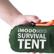 2-Person Emergency Mylar Tube Tent with Whistle