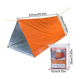 Outdoor Emergency Tent Survival Blanket Emergency Escape Camping Survival Tent Kit Insulation Blanket Mat Sleeping Bag Waterprof | PrepWiseGear