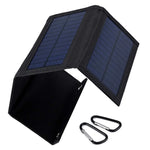 30W Solar Charger Outdoor Foldable Solar Panels 5V USB Portable Solar Smartphone Battery Charger Waterproof Solar Panel Phone Chargers for Camera Flashlight Camping Hiking Backpacking | PrepWiseGear