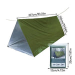 Outdoor Emergency Tent Survival Blanket Emergency Escape Camping Survival Tent Kit Insulation Blanket Mat Sleeping Bag Waterprof | PrepWiseGear
