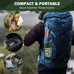 Emergency Survival Tent Life Shelter - 2 Person Mylar Emergency Shelter Tube Tent with Emergency Whistle & Paracord, All-Weather Essential Survival Gear for Camping, Hiking & Survival Kits | PrepWiseGear