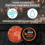 Customer photo of Tactiko Waterproof Camping Fire Starter - 50 Uses
