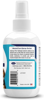 plus Dog Wound Care Hydrogel Spray | Healing Aid and Wound Protectant, Sprayable Gel to Relieve Dog Itchy Skin, Safe for All Animals. 3 Ounces