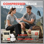 11Pcs IFAK Trauma Kit, First Aid Kit Refill Supplies with Non-Vented Chest Seal, 6" Emergency Trauma Bandage & Compressed Gauze, Tactical Trauma Medical Supplies for Combat Wound Care | PrepWiseGear