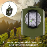 Compasses，Hiking Compass for Survival with ，Waterproof Durable and Pocket-Sizedtactical Survival Compass with Lanyard，Climbing Biking Exploring Geology, Outdoor Activities | PrepWiseGear