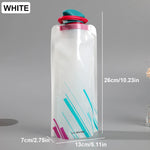 Outdoor Cycling Sports Water Bottle - Mountaineering Portable Water Cup - PE Plastic Folding Water Bag - Gift Promotion Water | PrepWiseGear