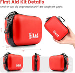 Emergency Kit 120 Piece Travel Car Survival Gear First Aid Kit,Waterproof Emergency Mini First Aid Kits,Portable Small First Aid Kit for Survival Car Travel Office Camping Sports Hiking (Red) | PrepWiseGear