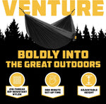 Camping Hammock ? up to 500Lbs Portable Hammock with Tree Straps - Travel, Backpacking, Hiking, Outdoors Camping Gear - Single or Double | PrepWiseGear