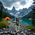 Black Carabiner Key Chain Compass Thermometer Metal Camping Outdoor Gadgets Hiking Survival to Multifunctional Mountaineering Sports Outdoor Recreation Accessories | PrepWiseGear