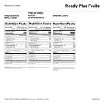 READY PLUS™ Freeze-Dried and Dehydrated Fruits Resealable Pouch Emergency Food Supply 15.6 Oz.