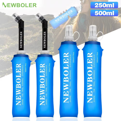 250Ml 500Ml Water Bottle TPU Folding Soft Flask Sport Water Bottle Water Bag Collapsible Water Bottle Running Camping | PrepWiseGear