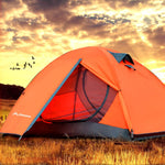 2/4 Person Camping Tent Lightweight Backpacking Tent Waterproof Windproof Two Doors Easy Setup Double Layer Outdoor Tents for Family Camping Hunting Hiking Mountaineering Travel | PrepWiseGear