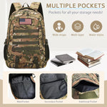 Camo Backpack for Boys Backpack for 19'' Students Bookbag for Boy Bookbag and Lunch Box Pencil Case 3 in 1 Set School Bags Children Kids Teens Elementary Middle High School Outdoor Camping