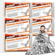 Heavy-Duty Mylar Emergency Blankets - 5 Pack